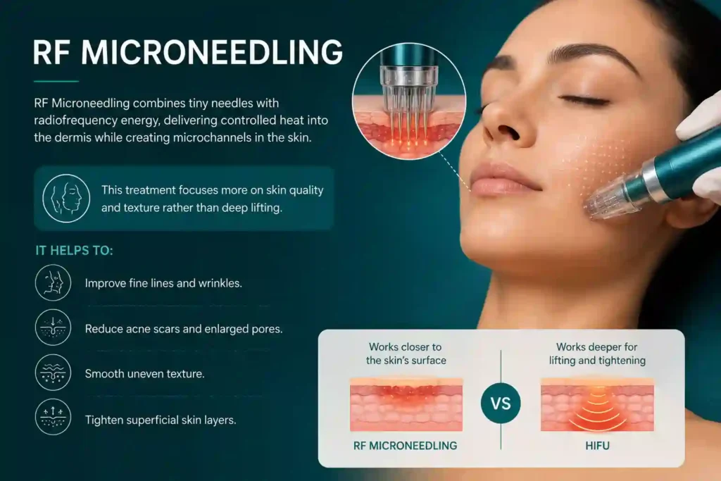 What Does RF Microneedling Do That HIFU Alone Cannot Carlton