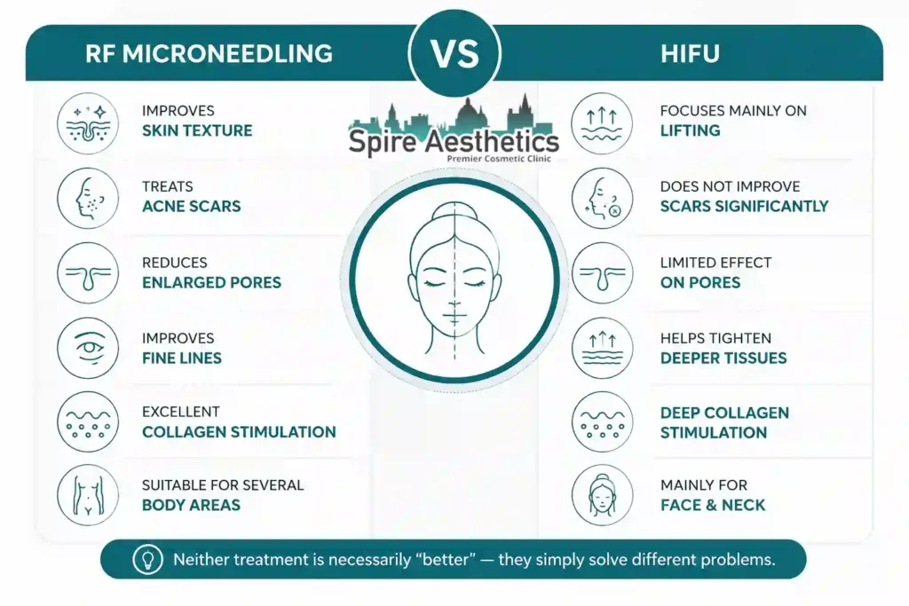RF Microneedling vs HIFU: Which Treatment Gives Better Results Carlton?