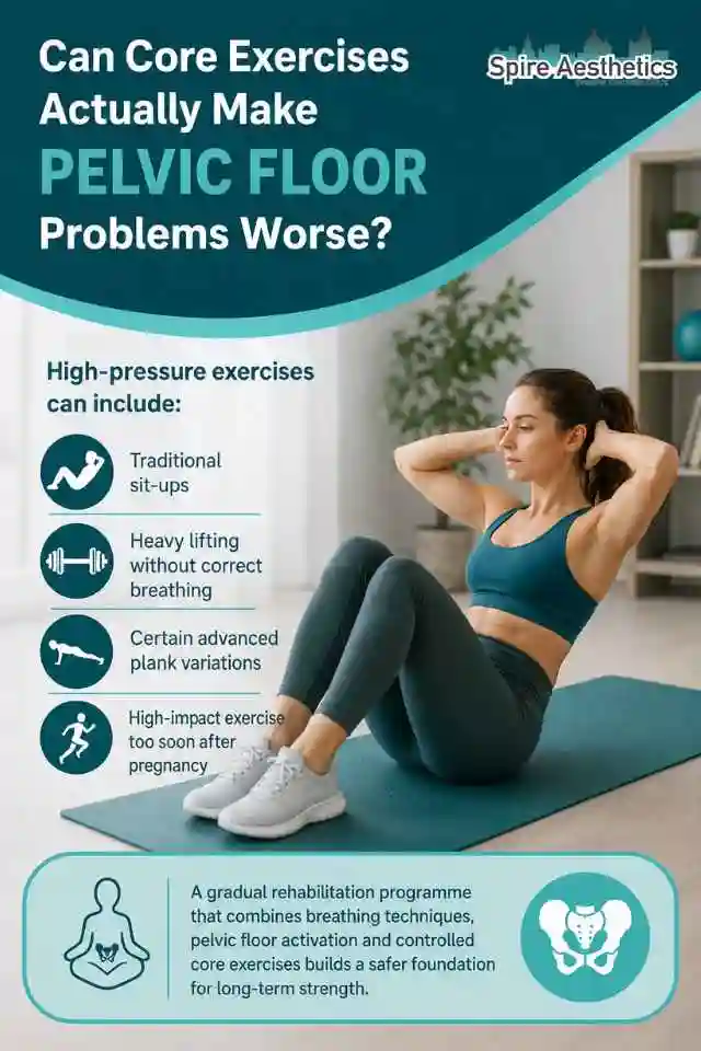 Can Strengthening Your Core Alone Actually Make Pelvic Floor Problems Worse Carlton?